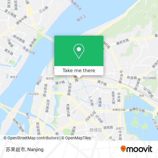 苏果超市 map