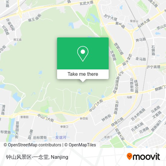 钟山风景区-一念堂 map