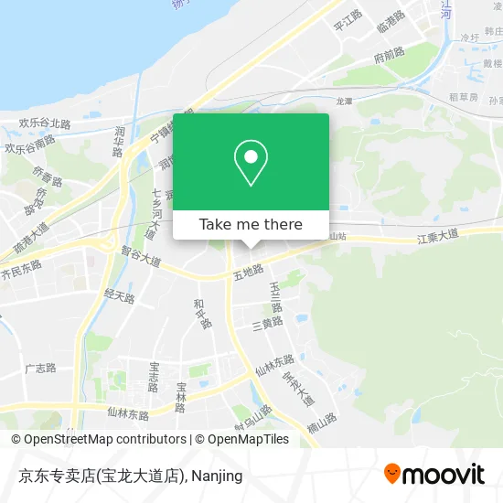 京东专卖店(宝龙大道店) map