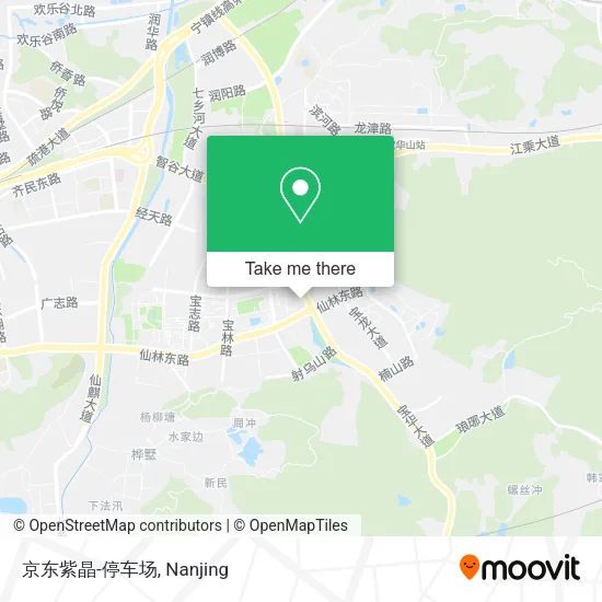 京东紫晶-停车场 map