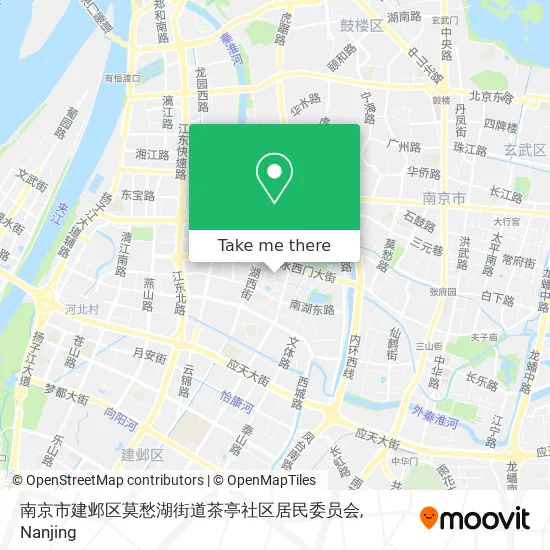 南京市建邺区莫愁湖街道茶亭社区居民委员会 map