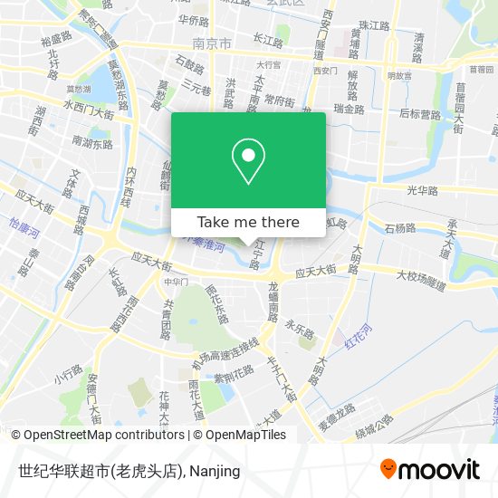 世纪华联超市(老虎头店) map