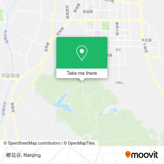 樱花谷 map