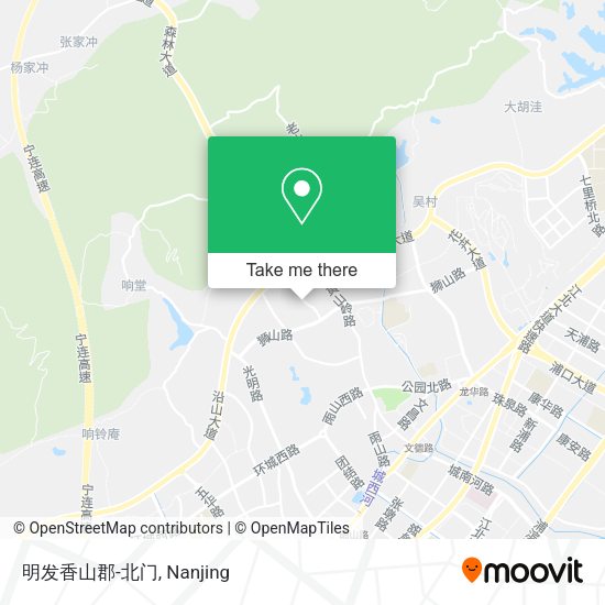明发香山郡-北门 map