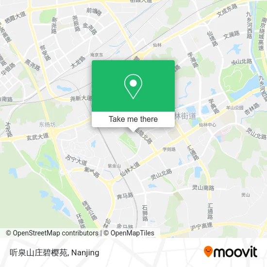 听泉山庄碧樱苑 map