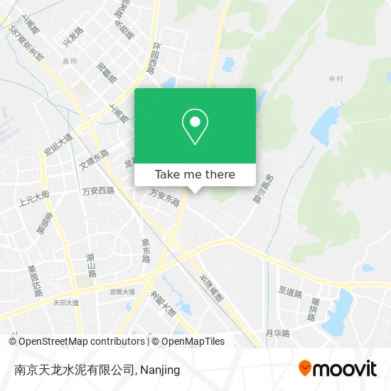 南京天龙水泥有限公司 map