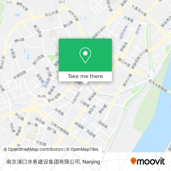 南京浦口水务建设集团有限公司 map