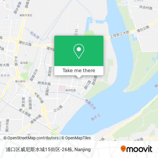 浦口区威尼斯水城15街区-26栋 map