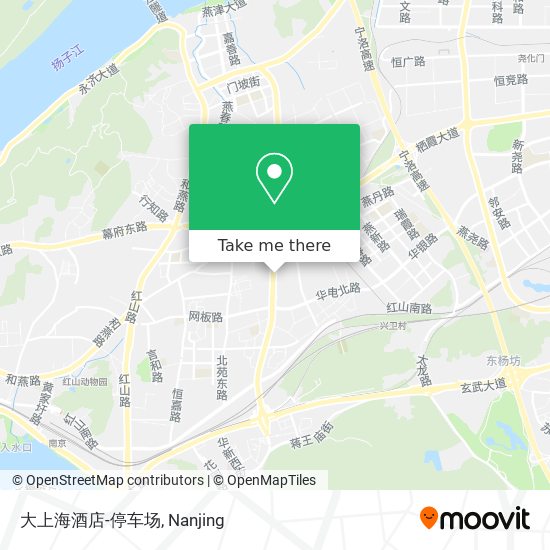 大上海酒店-停车场 map