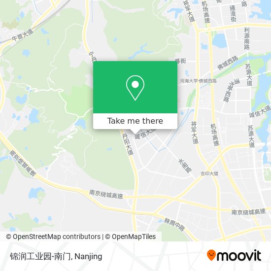 锦润工业园-南门 map