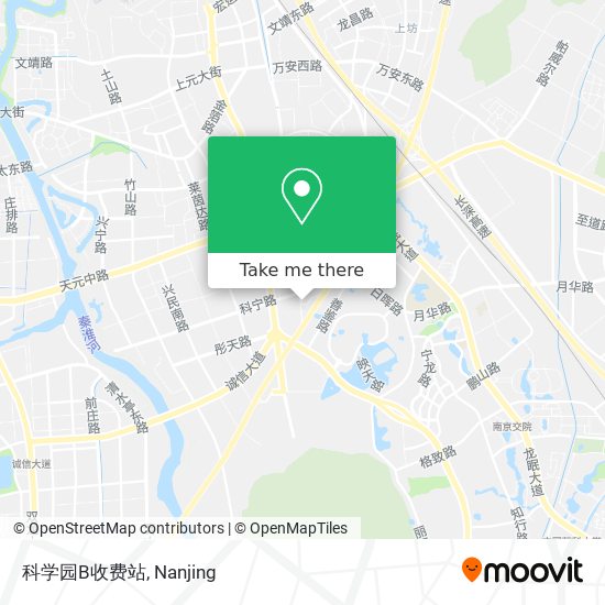 科学园B收费站 map