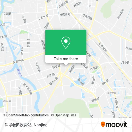 科学园B收费站 map