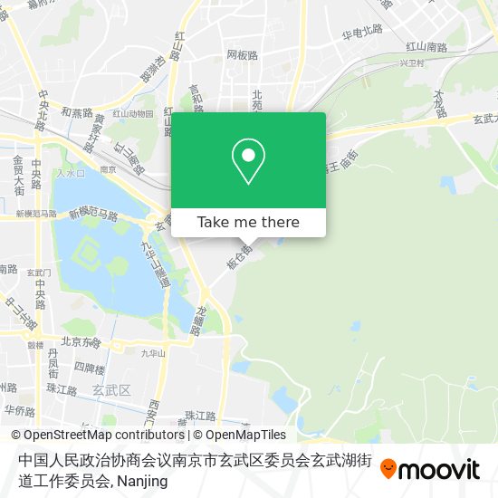 中国人民政治协商会议南京市玄武区委员会玄武湖街道工作委员会 map