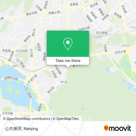公共厕所 map
