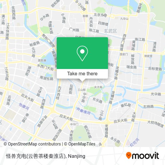 怪兽充电(云善茶楼秦淮店) map