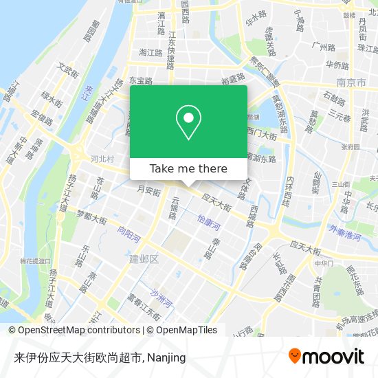 来伊份应天大街欧尚超市 map