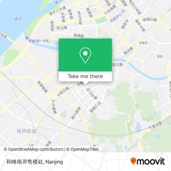 和峰南岸售楼处 map