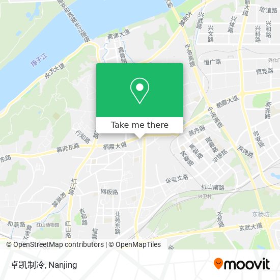 卓凯制冷 map