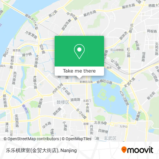 乐乐棋牌室(金贸大街店) map
