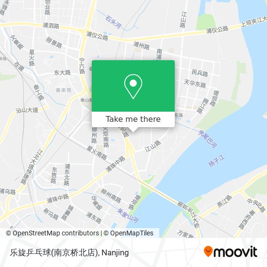 乐旋乒乓球(南京桥北店) map