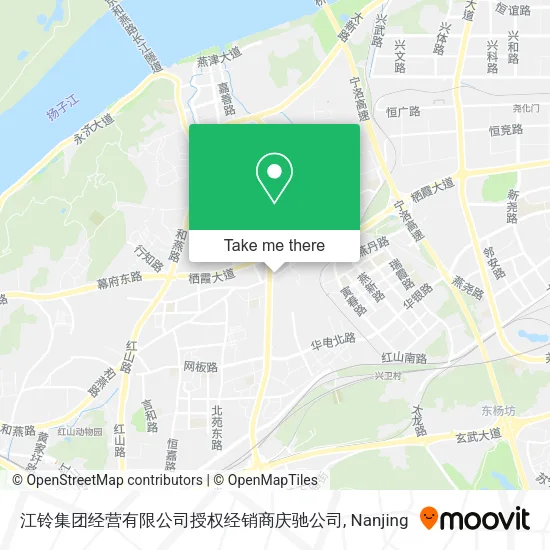 江铃集团经营有限公司授权经销商庆驰公司 map