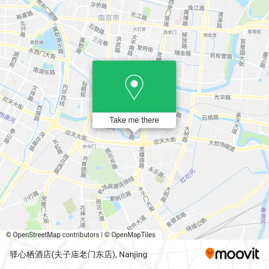 驿心栖酒店(夫子庙老门东店) map