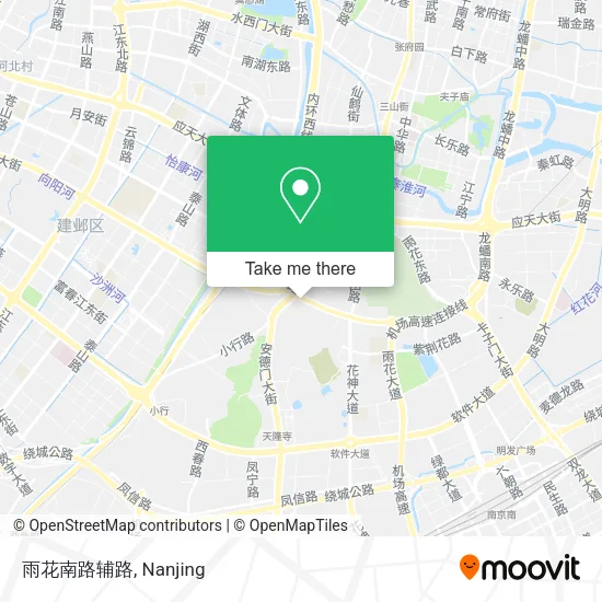 雨花南路辅路 map