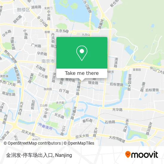金润发-停车场出入口 map