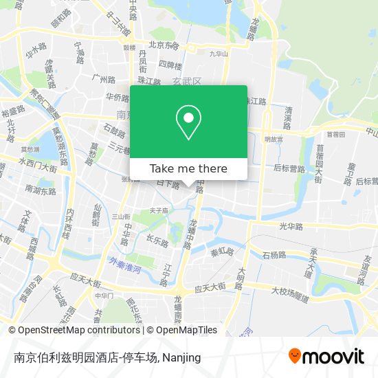 南京伯利兹明园酒店-停车场 map