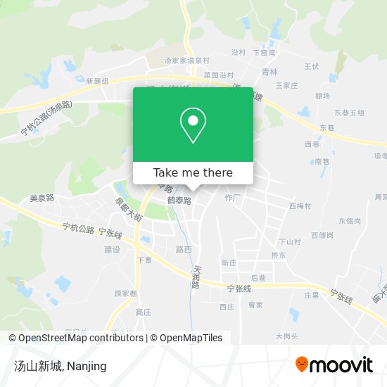 汤山新城 map