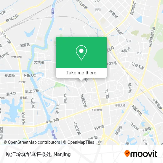 瓯江玲珑华庭售楼处 map