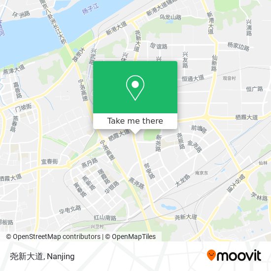 尧新大道 map