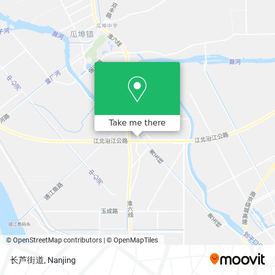 长芦街道 map