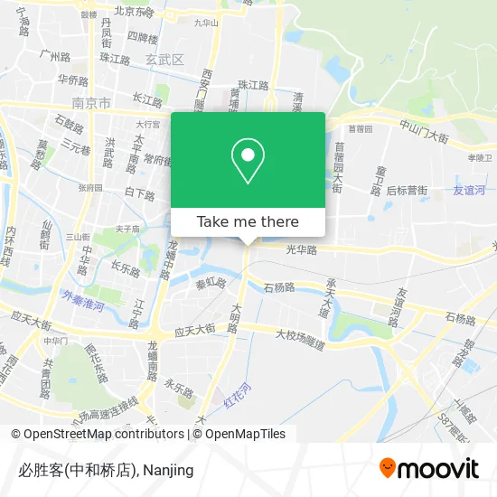 必胜客(中和桥店) map