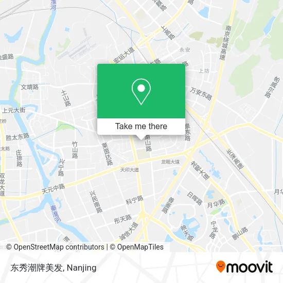 东秀潮牌美发 map
