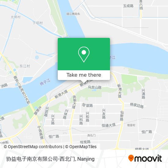 协益电子南京有限公司-西北门 map