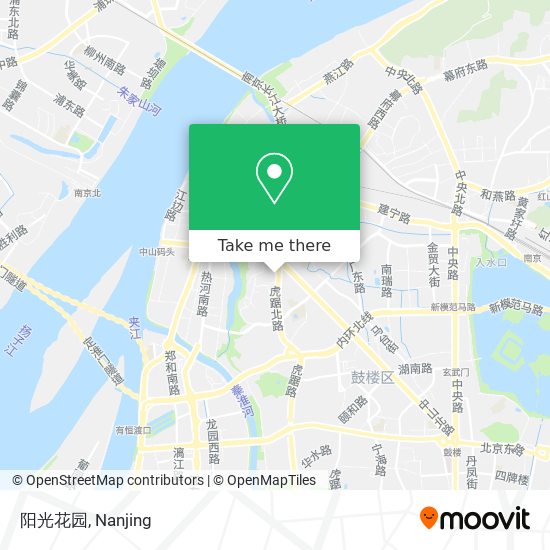阳光花园 map