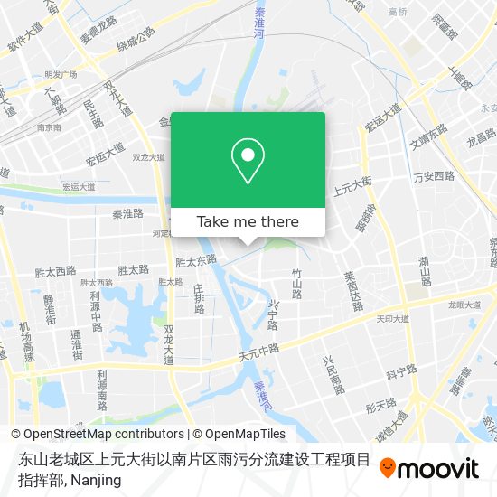 东山老城区上元大街以南片区雨污分流建设工程项目指挥部 map