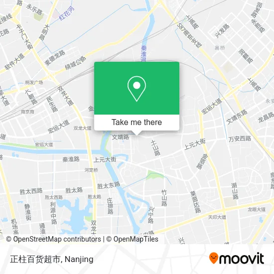 正柱百货超市 map