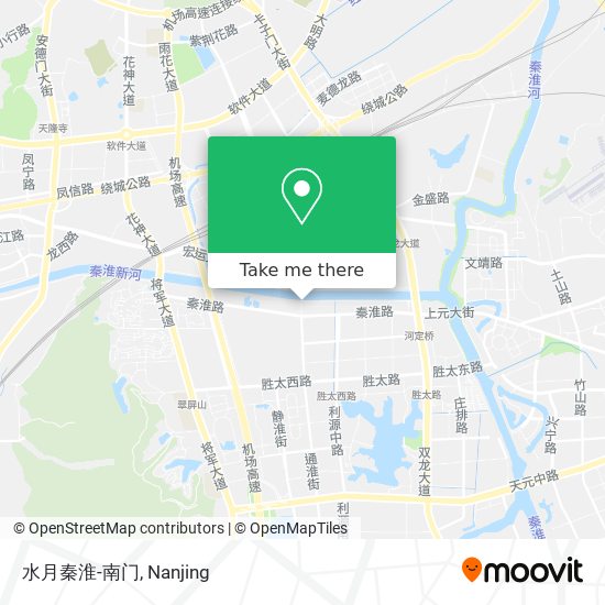 水月秦淮-南门 map