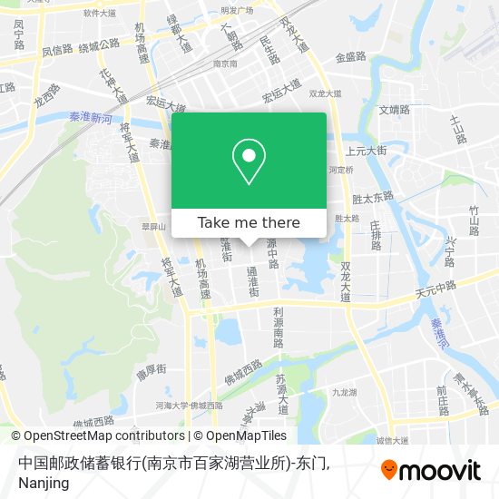 中国邮政储蓄银行(南京市百家湖营业所)-东门 map