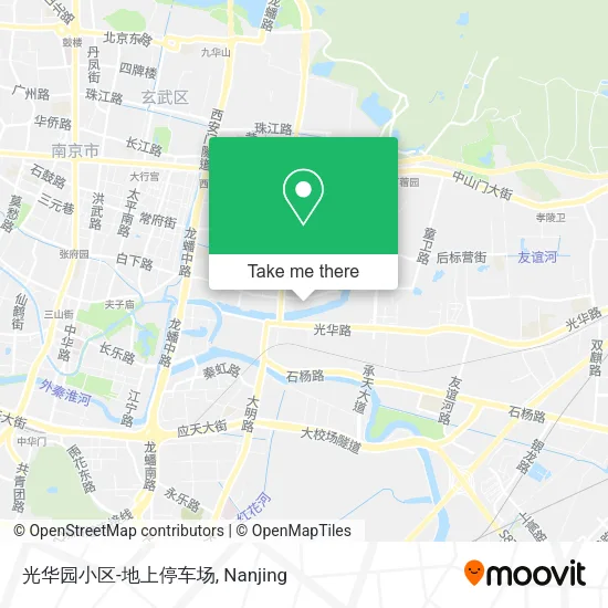光华园小区-地上停车场 map