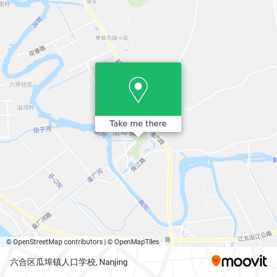 六合区瓜埠镇人口学校 map