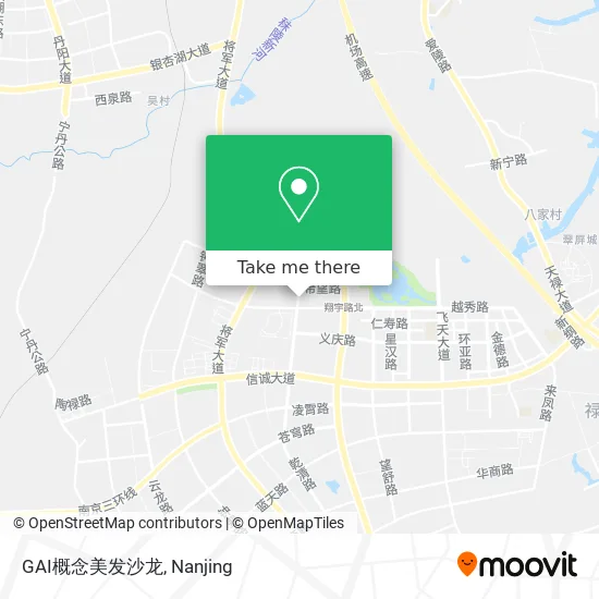 GAI概念美发沙龙 map