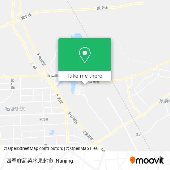 四季鲜蔬菜水果超市 map