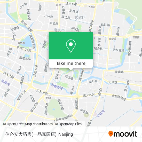 信必安大药房(一品嘉园店) map