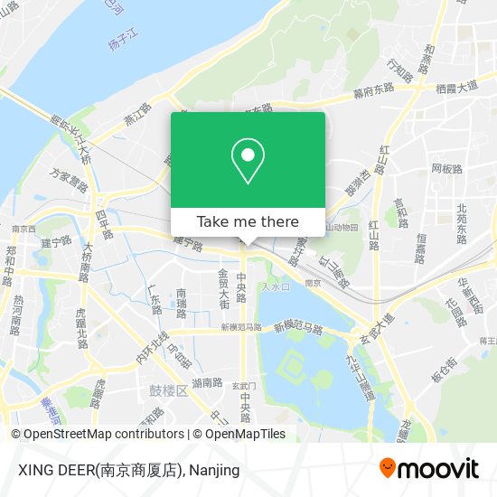 XING DEER(南京商厦店) map