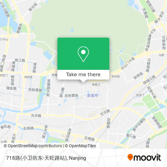 718路(小卫街东-天旺路站) map