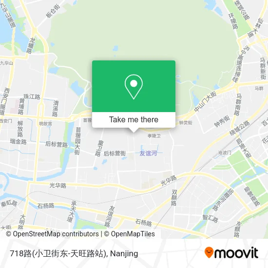 718路(小卫街东-天旺路站) map