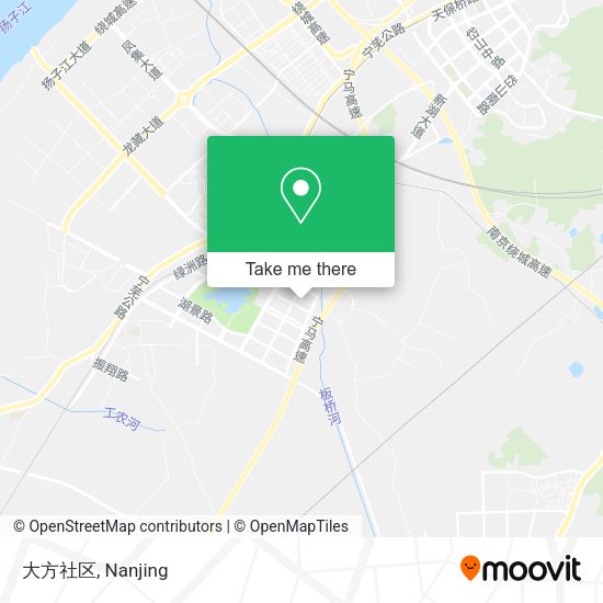 大方社区 map